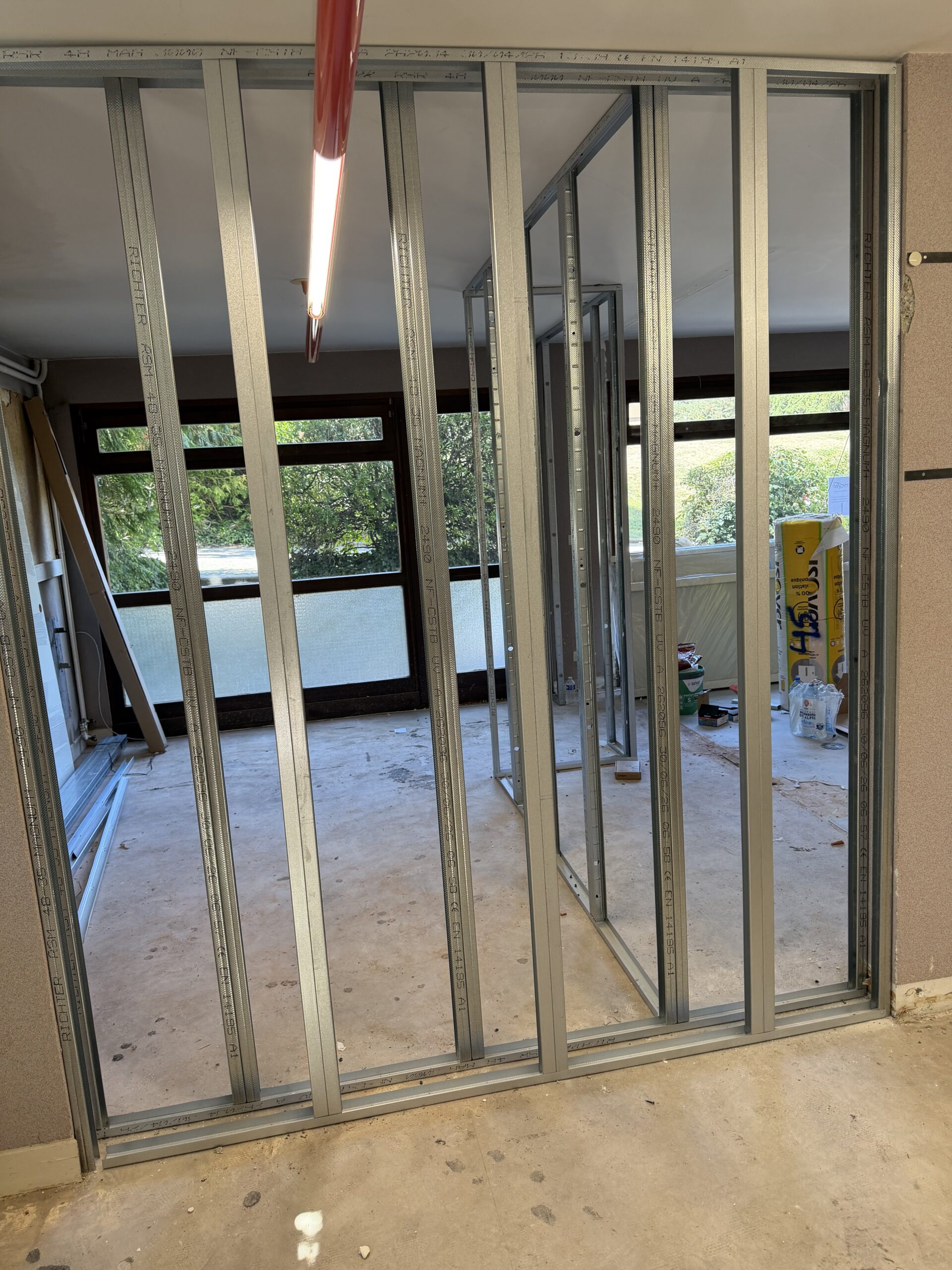 Travaux finition salle sport Ferney-Voltaire