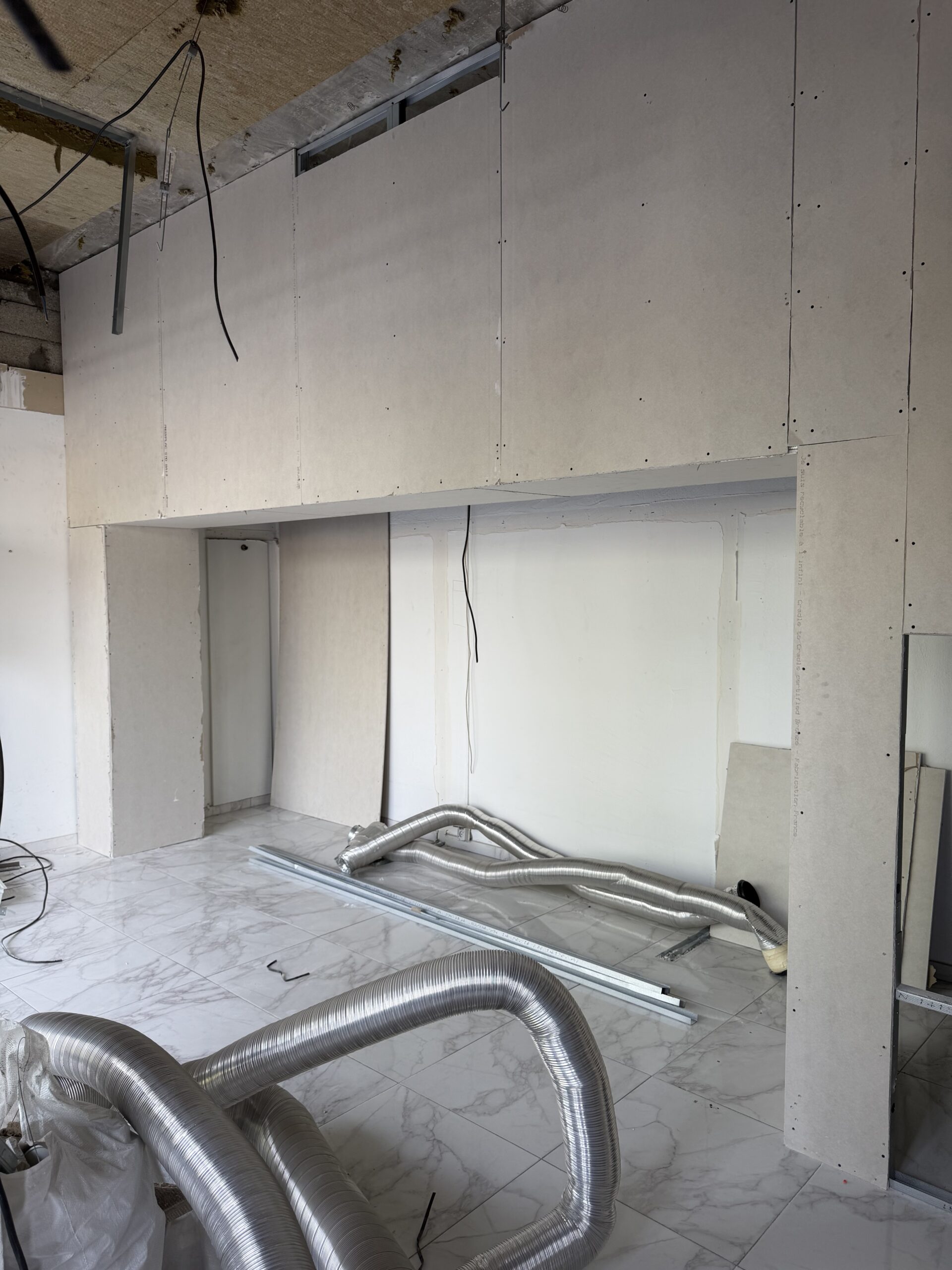 Rénovation laverie Décines TC Bâtiment